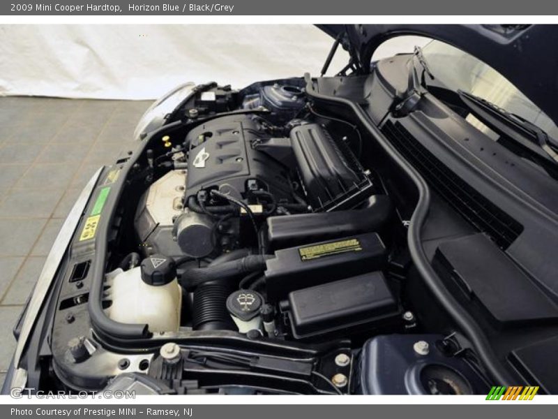 Horizon Blue / Black/Grey 2009 Mini Cooper Hardtop
