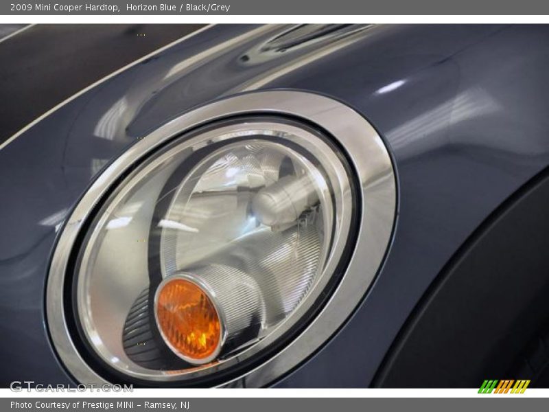 Horizon Blue / Black/Grey 2009 Mini Cooper Hardtop