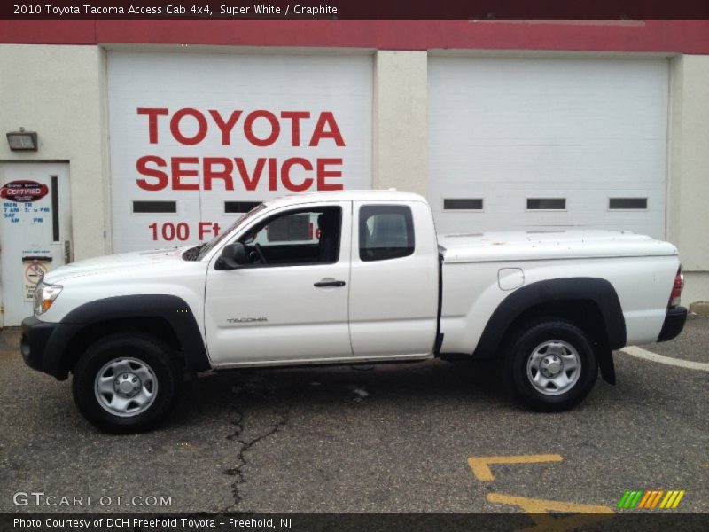 Super White / Graphite 2010 Toyota Tacoma Access Cab 4x4