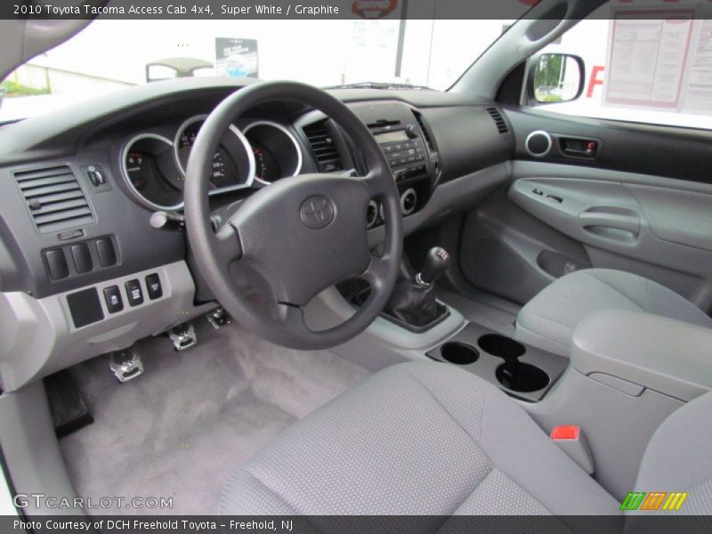 Super White / Graphite 2010 Toyota Tacoma Access Cab 4x4