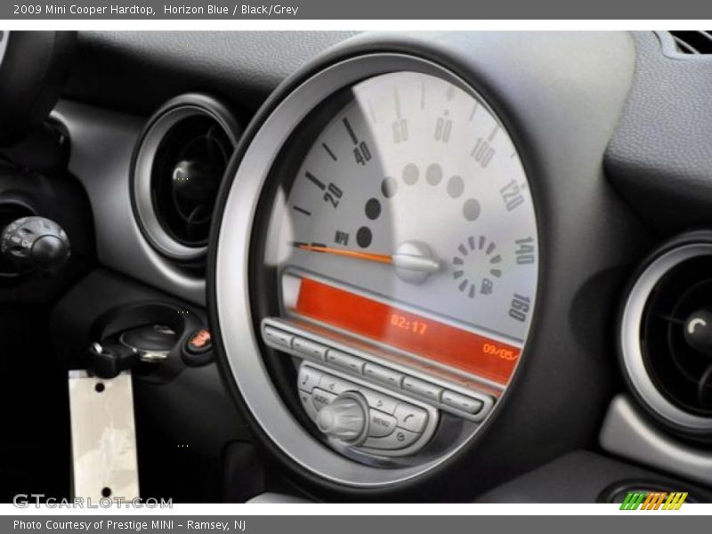 Horizon Blue / Black/Grey 2009 Mini Cooper Hardtop