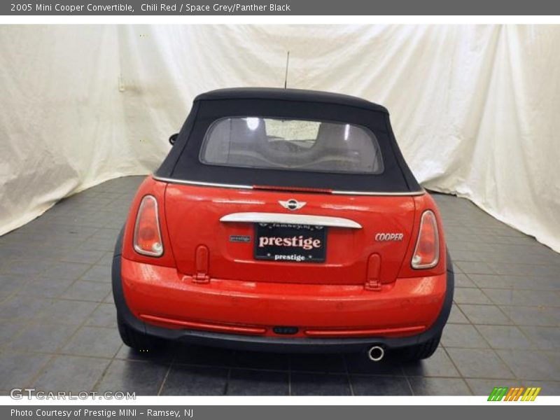 Chili Red / Space Grey/Panther Black 2005 Mini Cooper Convertible