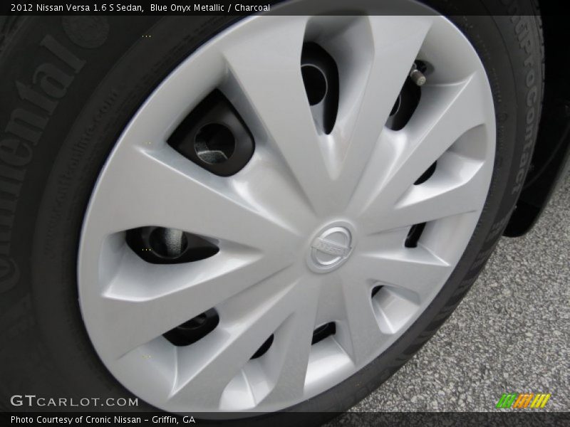 Blue Onyx Metallic / Charcoal 2012 Nissan Versa 1.6 S Sedan