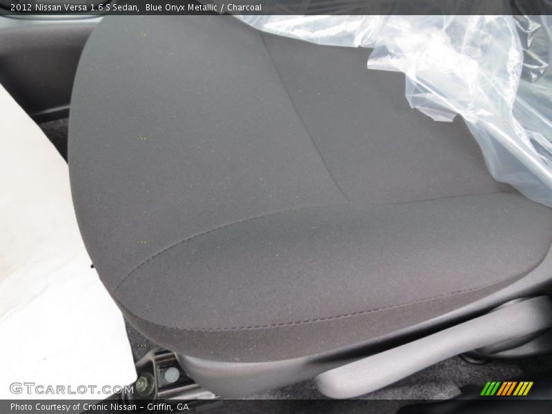 Blue Onyx Metallic / Charcoal 2012 Nissan Versa 1.6 S Sedan