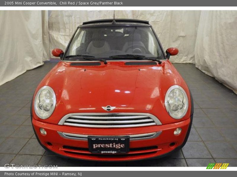 Chili Red / Space Grey/Panther Black 2005 Mini Cooper Convertible