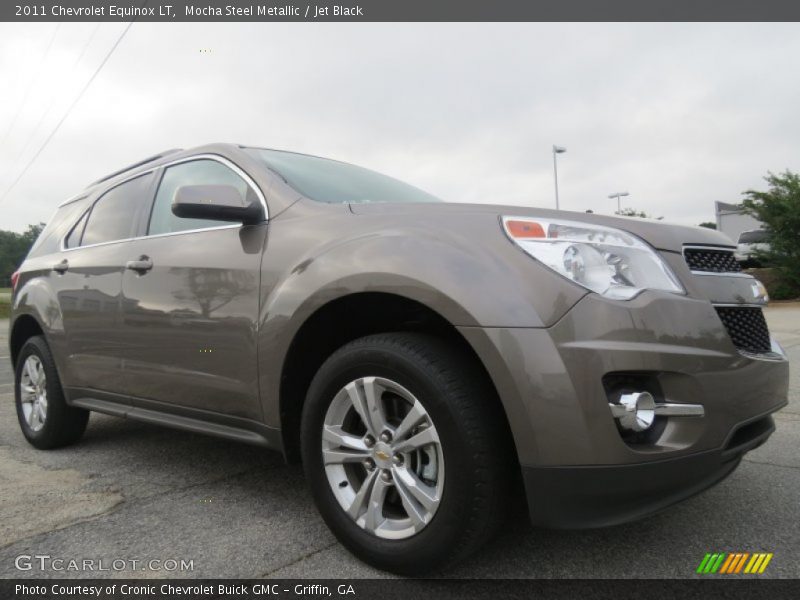 Mocha Steel Metallic / Jet Black 2011 Chevrolet Equinox LT
