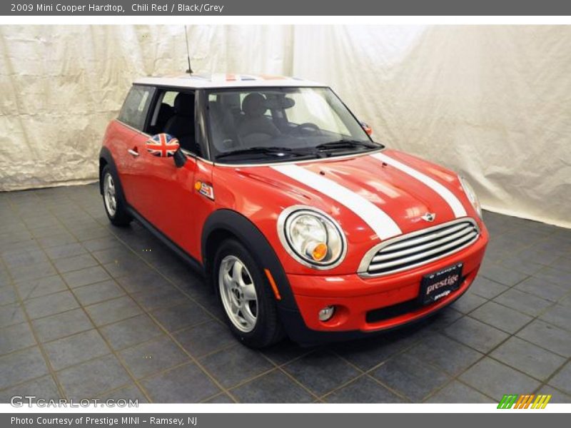 Chili Red / Black/Grey 2009 Mini Cooper Hardtop