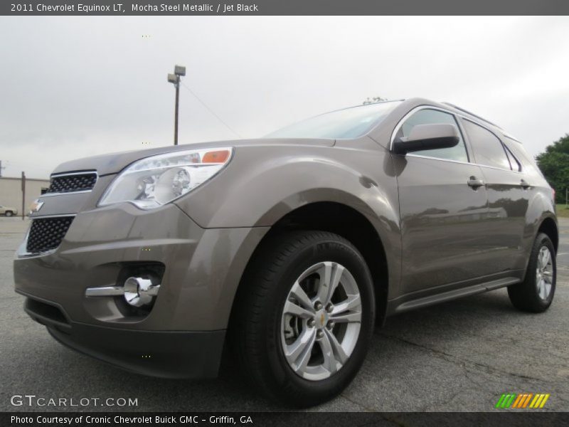Mocha Steel Metallic / Jet Black 2011 Chevrolet Equinox LT