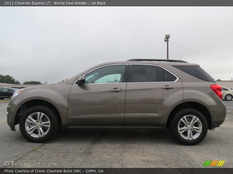 Mocha Steel Metallic / Jet Black 2011 Chevrolet Equinox LT