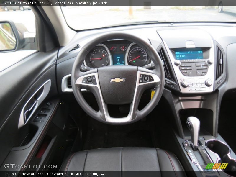 Mocha Steel Metallic / Jet Black 2011 Chevrolet Equinox LT