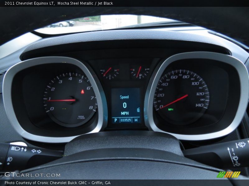 Mocha Steel Metallic / Jet Black 2011 Chevrolet Equinox LT
