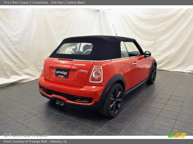Chili Red / Carbon Black 2013 Mini Cooper S Convertible