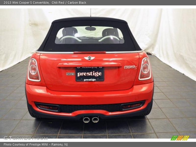 Chili Red / Carbon Black 2013 Mini Cooper S Convertible