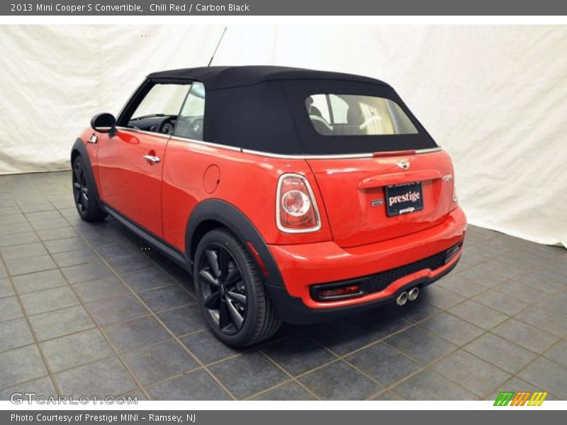 Chili Red / Carbon Black 2013 Mini Cooper S Convertible