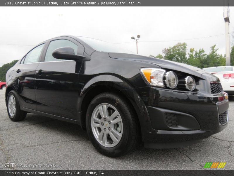 Black Granite Metallic / Jet Black/Dark Titanium 2013 Chevrolet Sonic LT Sedan