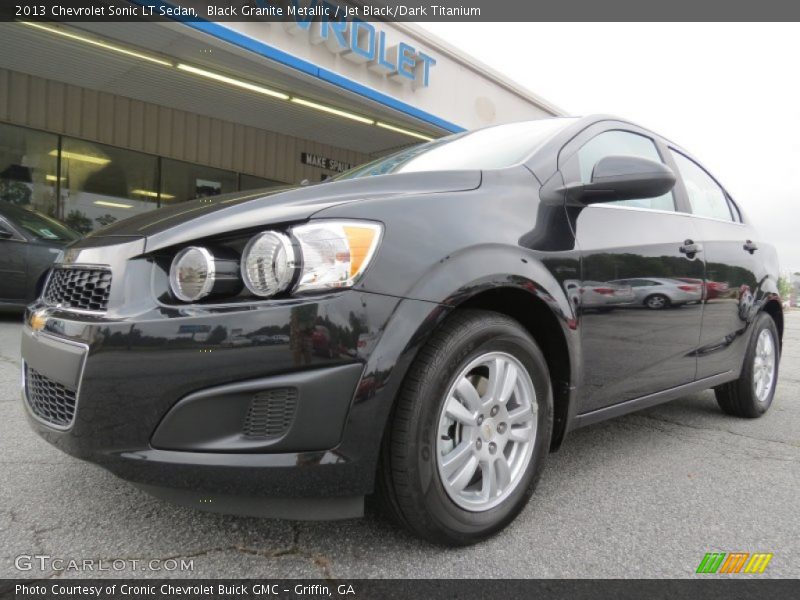 Black Granite Metallic / Jet Black/Dark Titanium 2013 Chevrolet Sonic LT Sedan