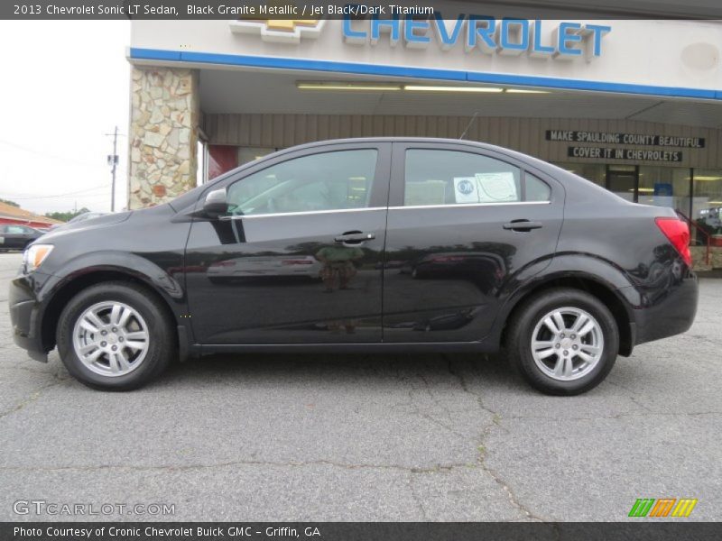 Black Granite Metallic / Jet Black/Dark Titanium 2013 Chevrolet Sonic LT Sedan