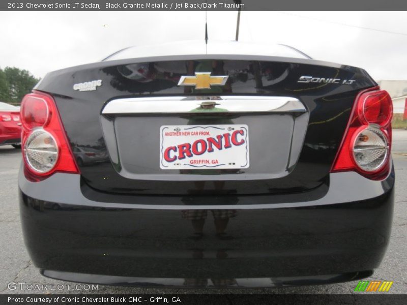 Black Granite Metallic / Jet Black/Dark Titanium 2013 Chevrolet Sonic LT Sedan