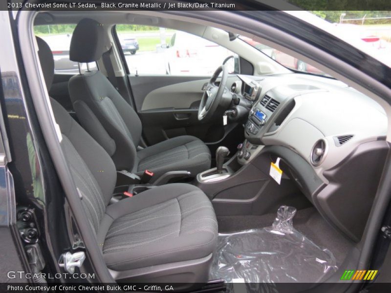  2013 Sonic LT Sedan Jet Black/Dark Titanium Interior