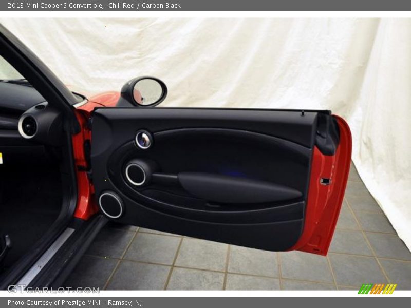 Chili Red / Carbon Black 2013 Mini Cooper S Convertible