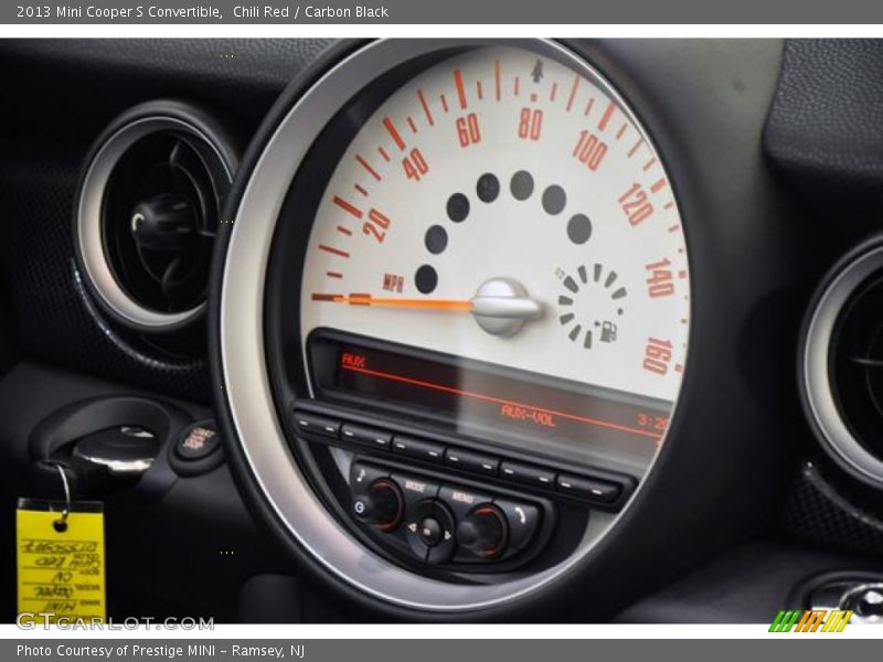 Chili Red / Carbon Black 2013 Mini Cooper S Convertible