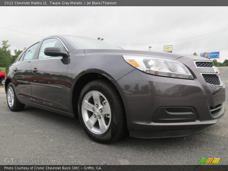 Taupe Gray Metallic / Jet Black/Titanium 2013 Chevrolet Malibu LS