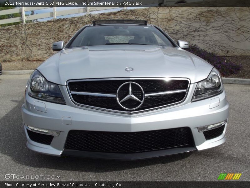 Iridium Silver Metallic / AMG Black 2012 Mercedes-Benz C 63 AMG Coupe