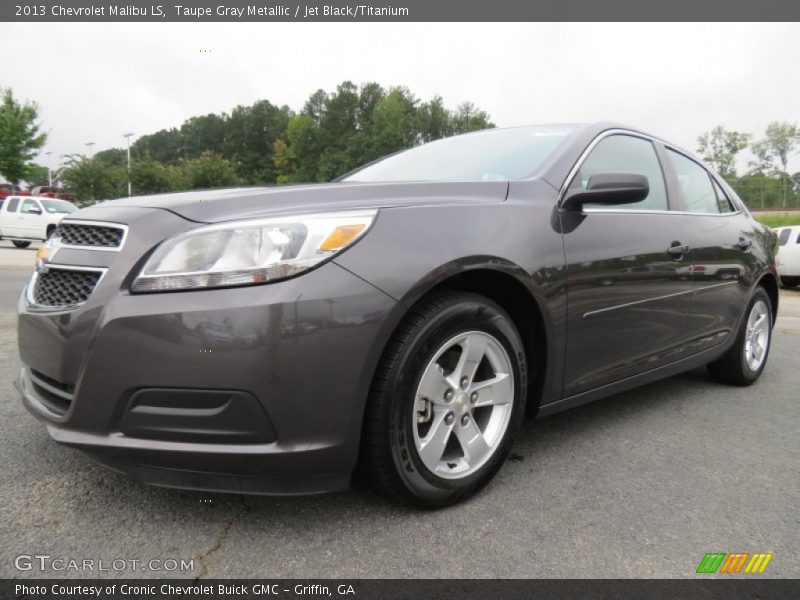 Taupe Gray Metallic / Jet Black/Titanium 2013 Chevrolet Malibu LS
