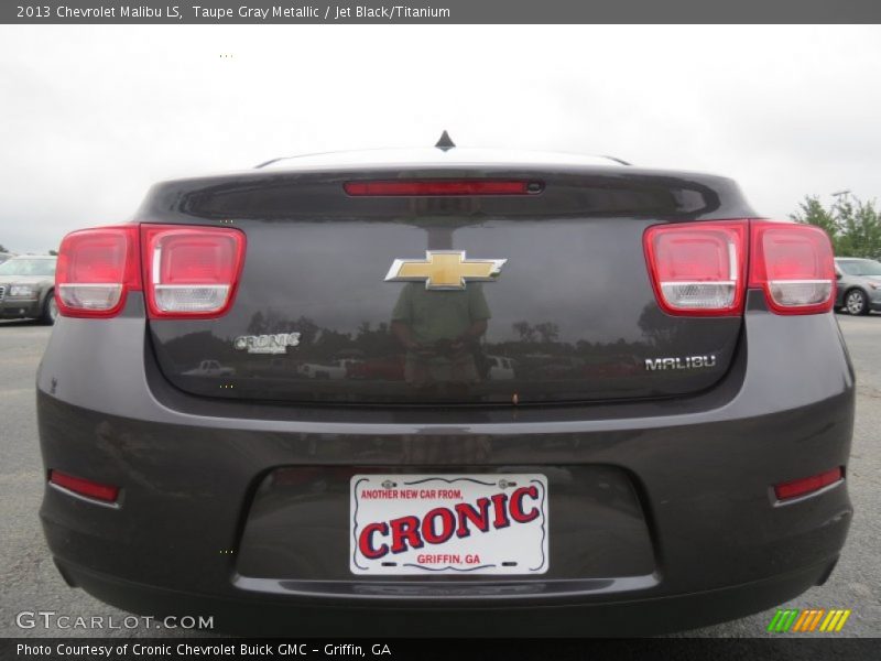 Taupe Gray Metallic / Jet Black/Titanium 2013 Chevrolet Malibu LS