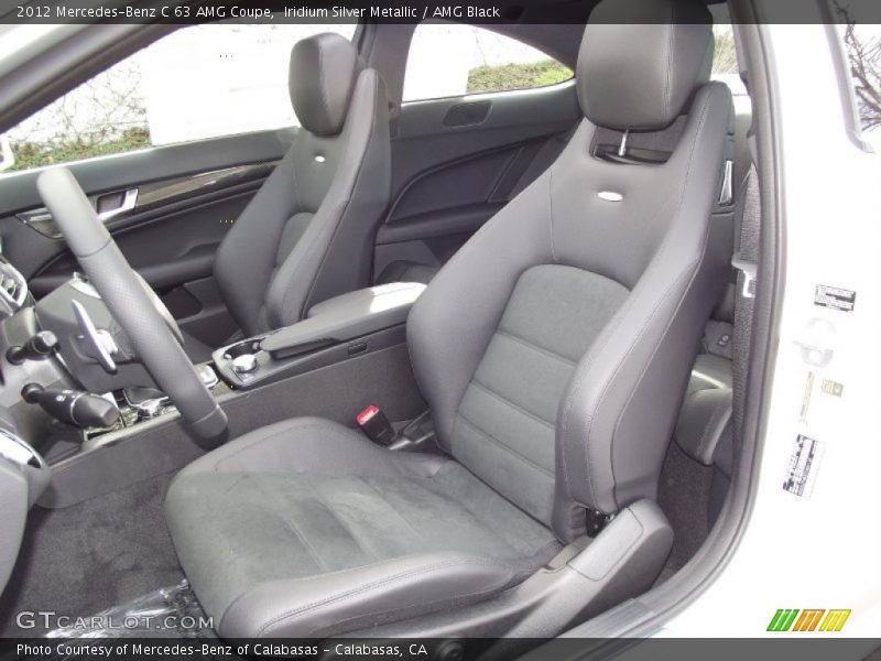 Front Seat of 2012 C 63 AMG Coupe