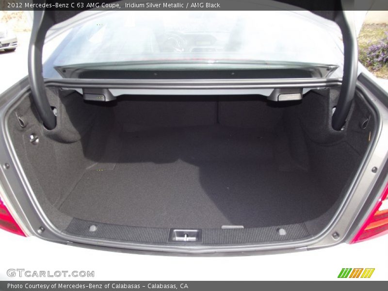  2012 C 63 AMG Coupe Trunk