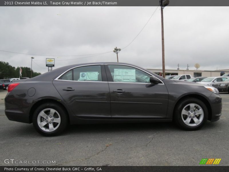 Taupe Gray Metallic / Jet Black/Titanium 2013 Chevrolet Malibu LS