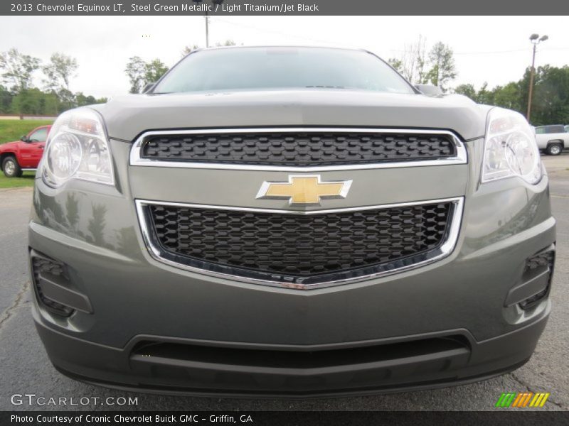 Steel Green Metallic / Light Titanium/Jet Black 2013 Chevrolet Equinox LT