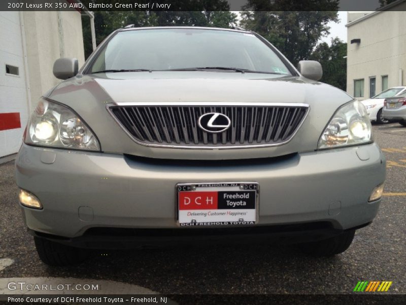Bamboo Green Pearl / Ivory 2007 Lexus RX 350 AWD