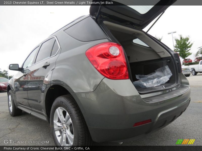 Steel Green Metallic / Light Titanium/Jet Black 2013 Chevrolet Equinox LT