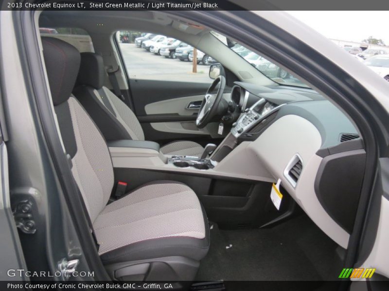 Steel Green Metallic / Light Titanium/Jet Black 2013 Chevrolet Equinox LT