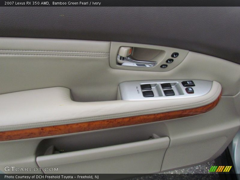 Bamboo Green Pearl / Ivory 2007 Lexus RX 350 AWD
