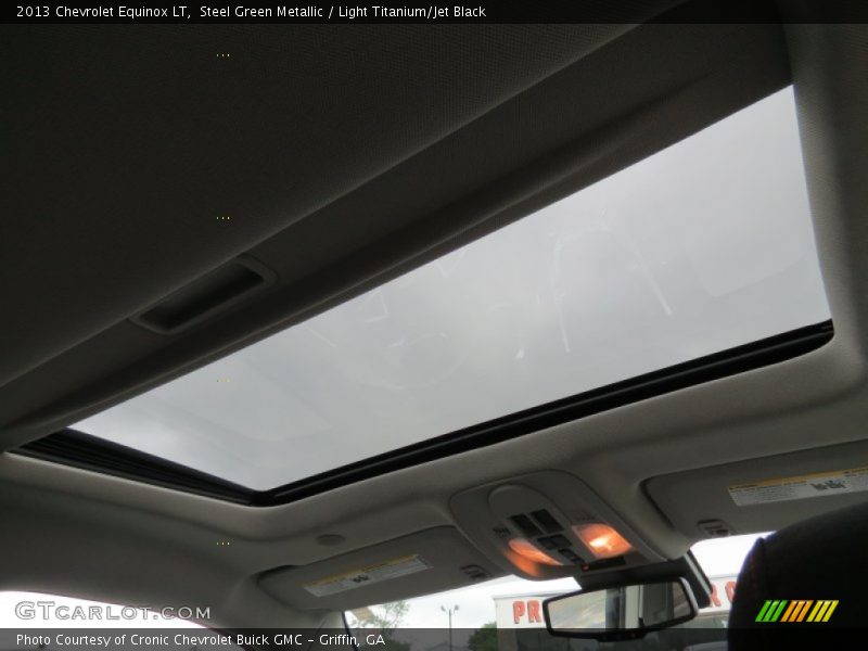 Steel Green Metallic / Light Titanium/Jet Black 2013 Chevrolet Equinox LT