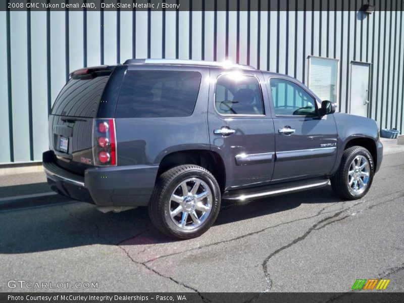 Dark Slate Metallic / Ebony 2008 GMC Yukon Denali AWD