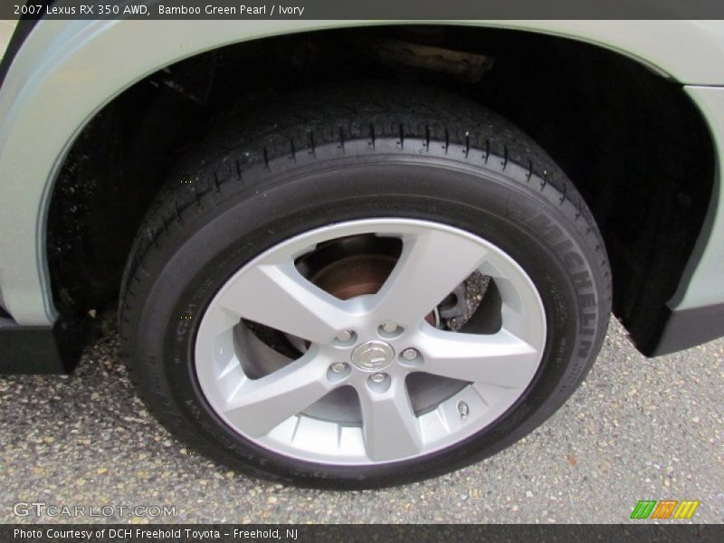 Bamboo Green Pearl / Ivory 2007 Lexus RX 350 AWD