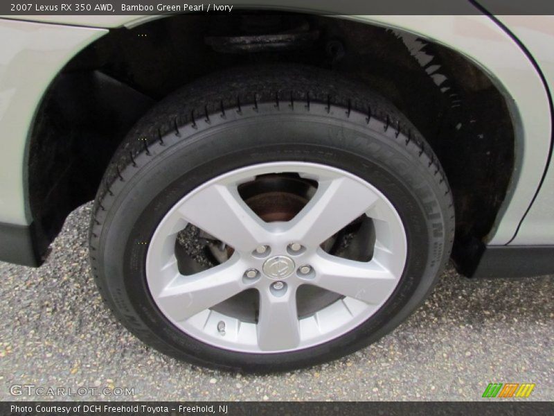 Bamboo Green Pearl / Ivory 2007 Lexus RX 350 AWD