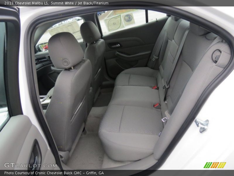 Summit White / Jet Black/Titanium 2013 Chevrolet Malibu LS