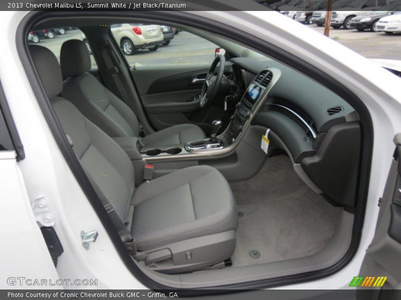 Summit White / Jet Black/Titanium 2013 Chevrolet Malibu LS