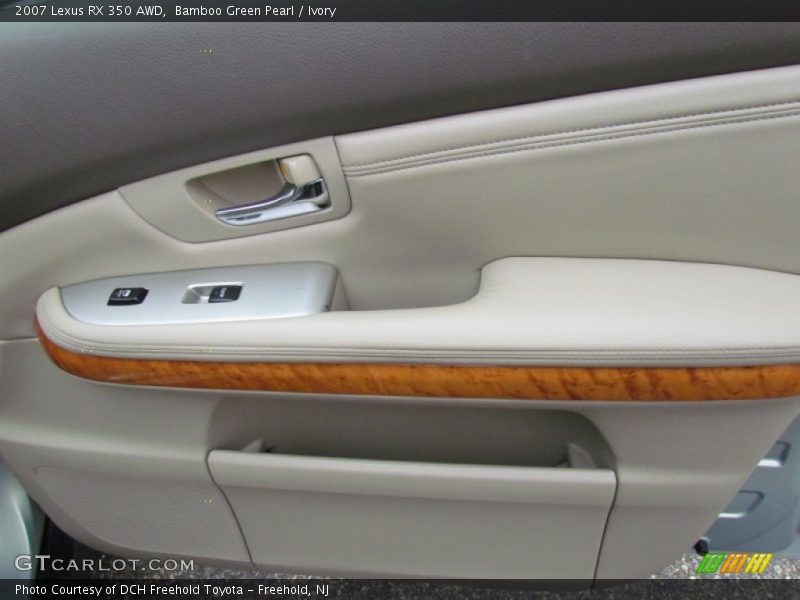 Bamboo Green Pearl / Ivory 2007 Lexus RX 350 AWD