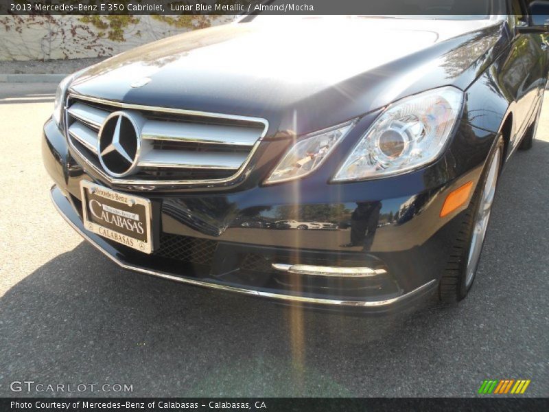 Lunar Blue Metallic / Almond/Mocha 2013 Mercedes-Benz E 350 Cabriolet