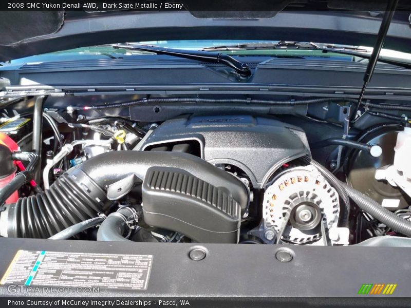 Dark Slate Metallic / Ebony 2008 GMC Yukon Denali AWD