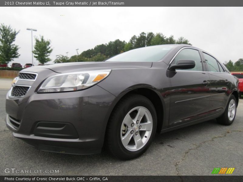 Taupe Gray Metallic / Jet Black/Titanium 2013 Chevrolet Malibu LS