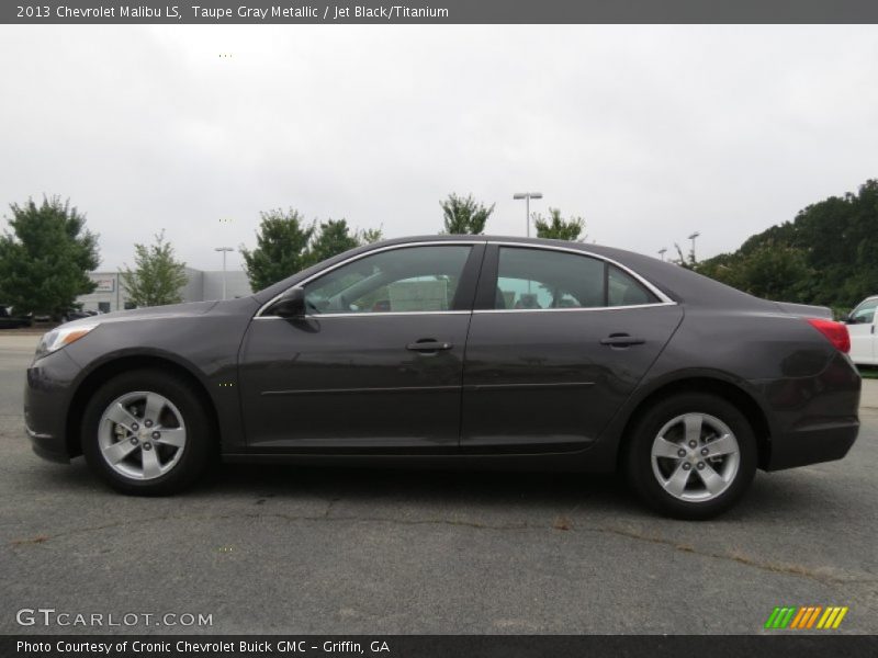 Taupe Gray Metallic / Jet Black/Titanium 2013 Chevrolet Malibu LS