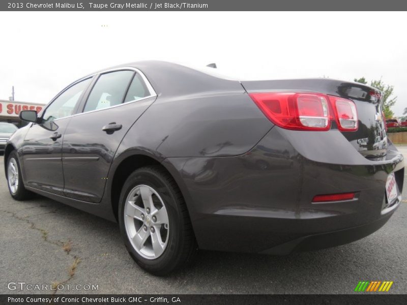 Taupe Gray Metallic / Jet Black/Titanium 2013 Chevrolet Malibu LS