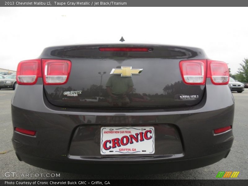 Taupe Gray Metallic / Jet Black/Titanium 2013 Chevrolet Malibu LS